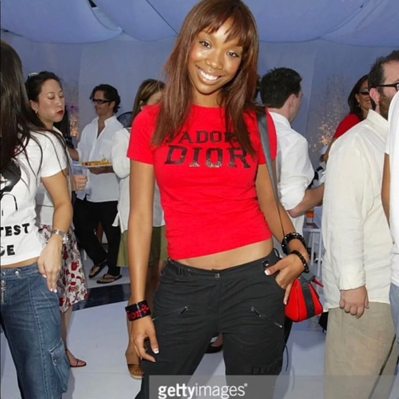 *SOLD* Christian Dior Black Lucite Crystal Logo Bracelet - Picture 3 of 15